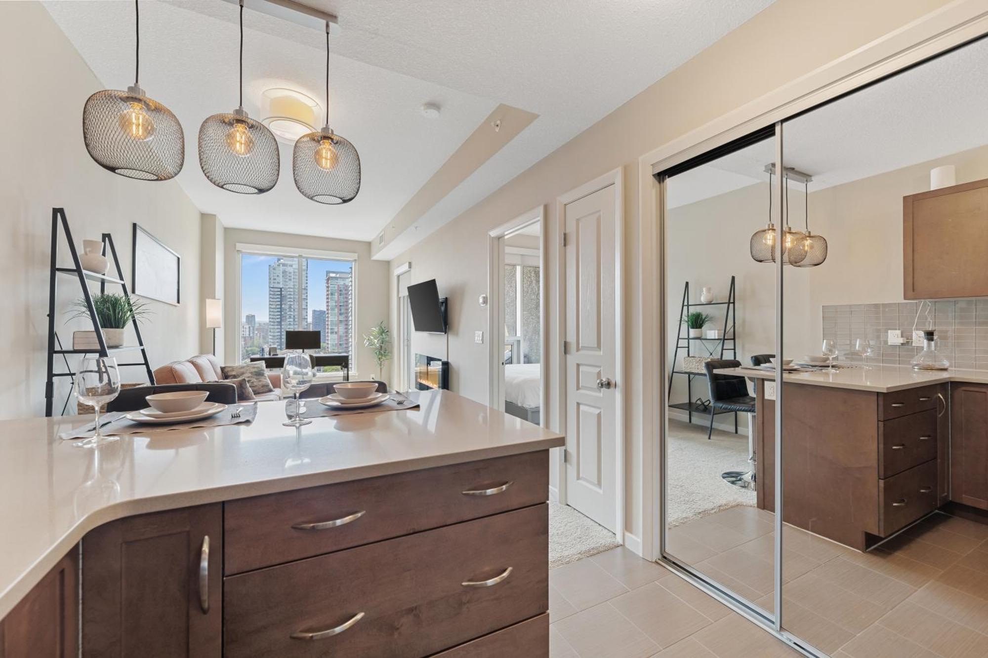 Heart Of Downtown Calgary Spacious Luxury Condo With Stunning Views And Premium Amenities Buitenkant foto