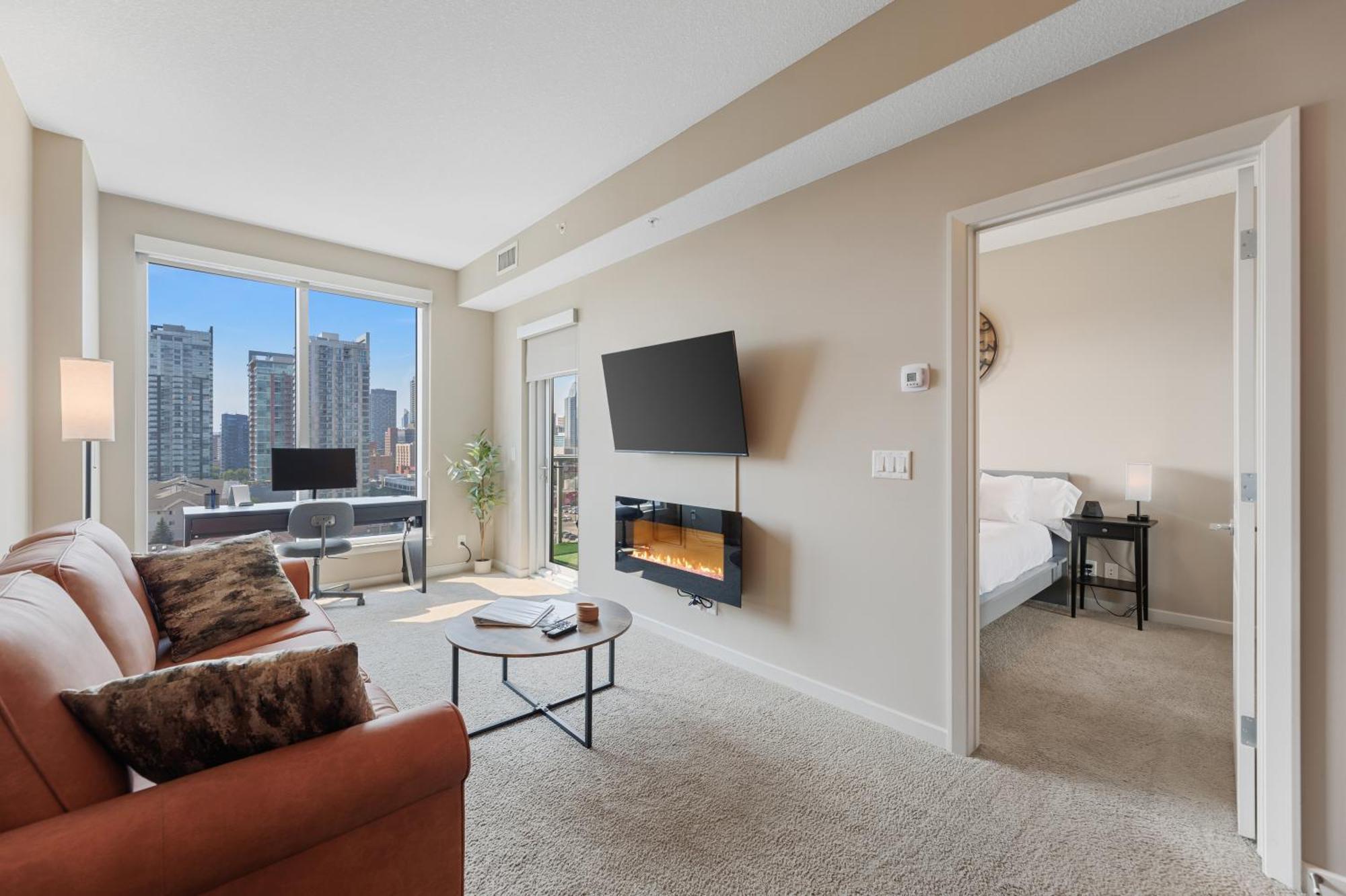 Heart Of Downtown Calgary Spacious Luxury Condo With Stunning Views And Premium Amenities Buitenkant foto